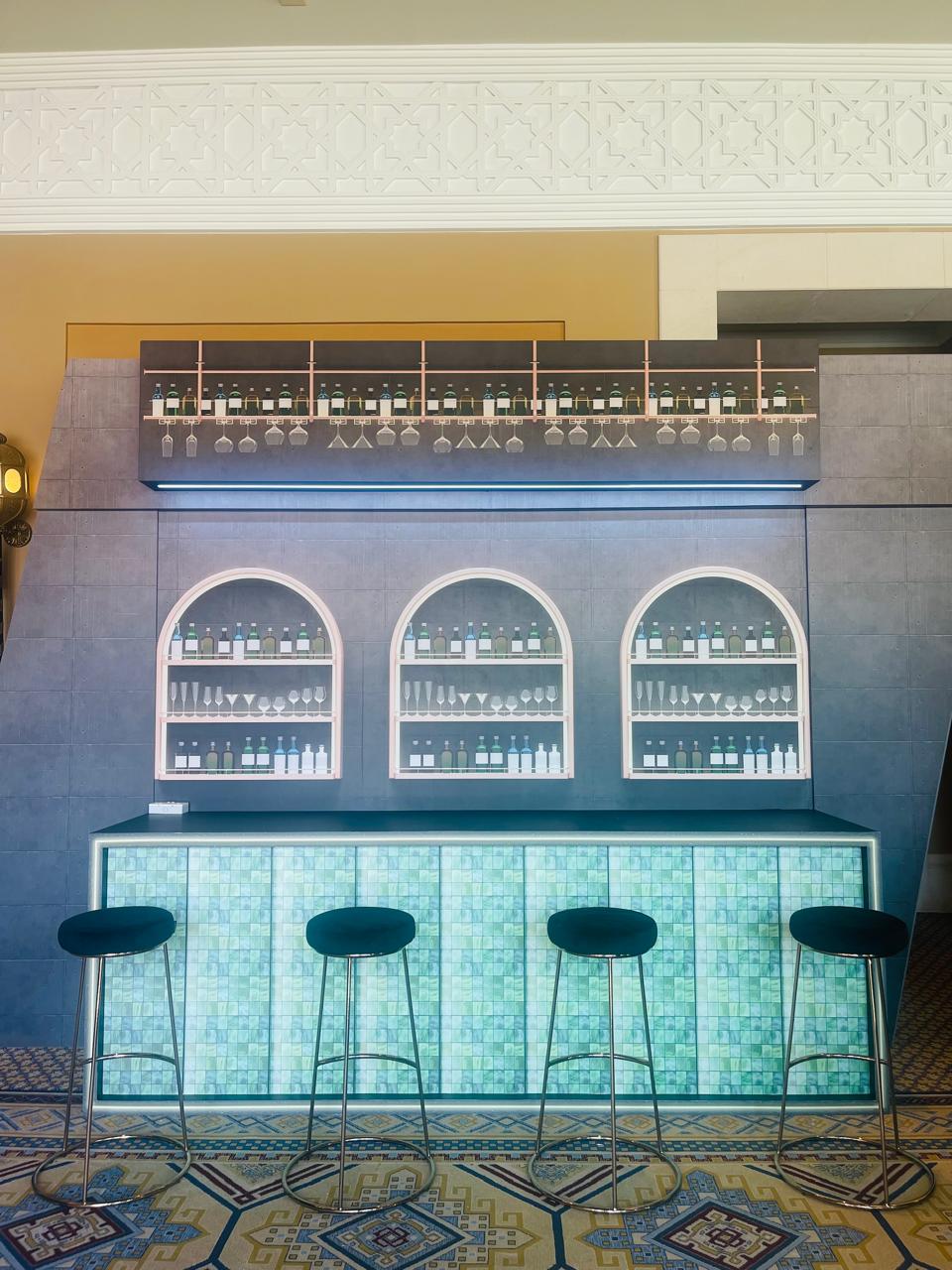 Felicia Bar Stool Black Desert River Rentals