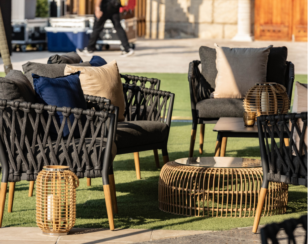Bambooze Lantern (L) - Outdoor furniture rental in dubai